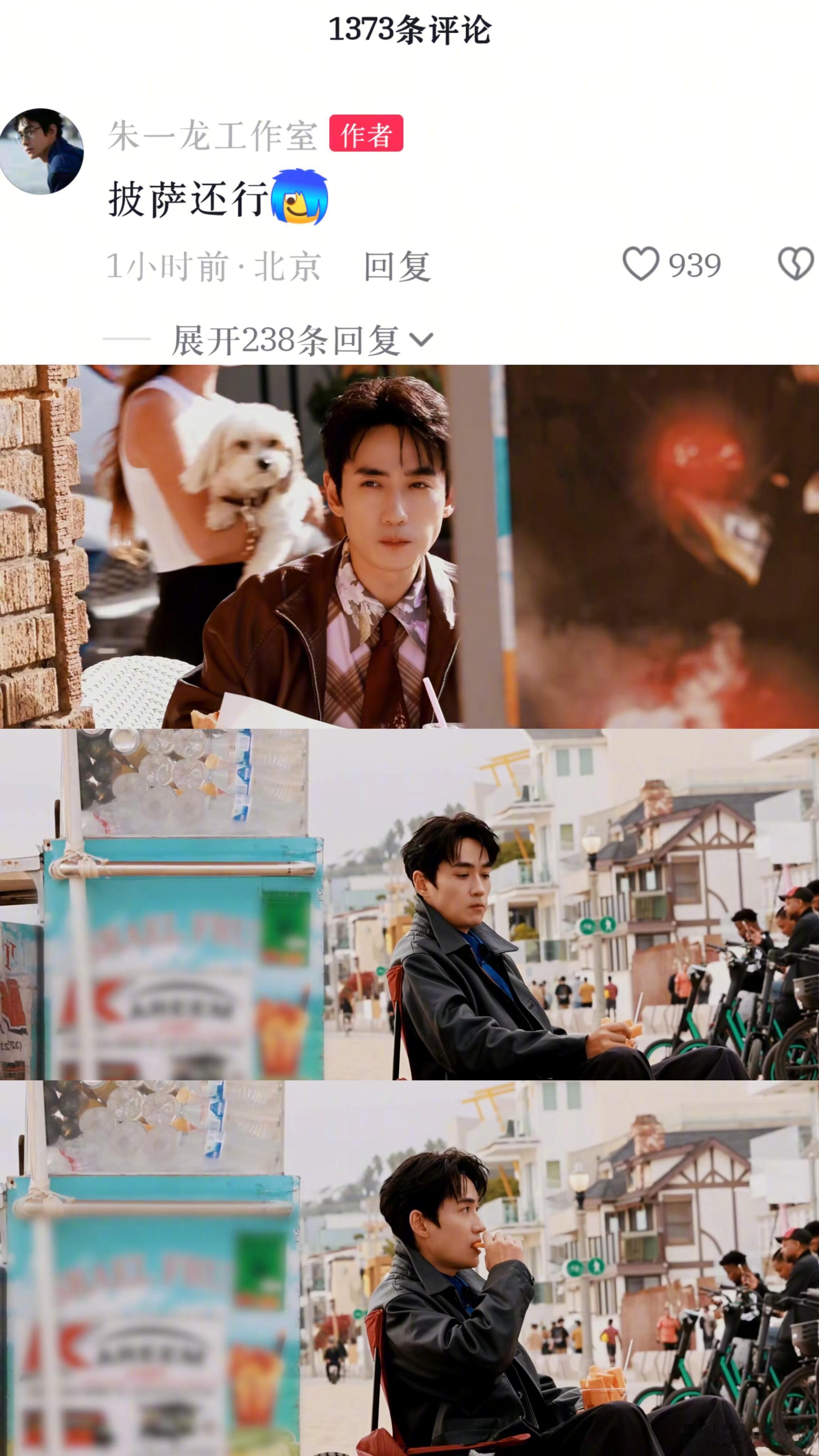 行走的美食家朱一龙，继水果难吃的后续：披萨还行