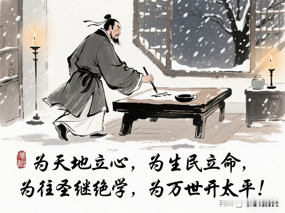 嘉祐六年夜，县令张载伏案细读案卷，突然，县衙大门被拍得山响，急促得如同催命的鼓点