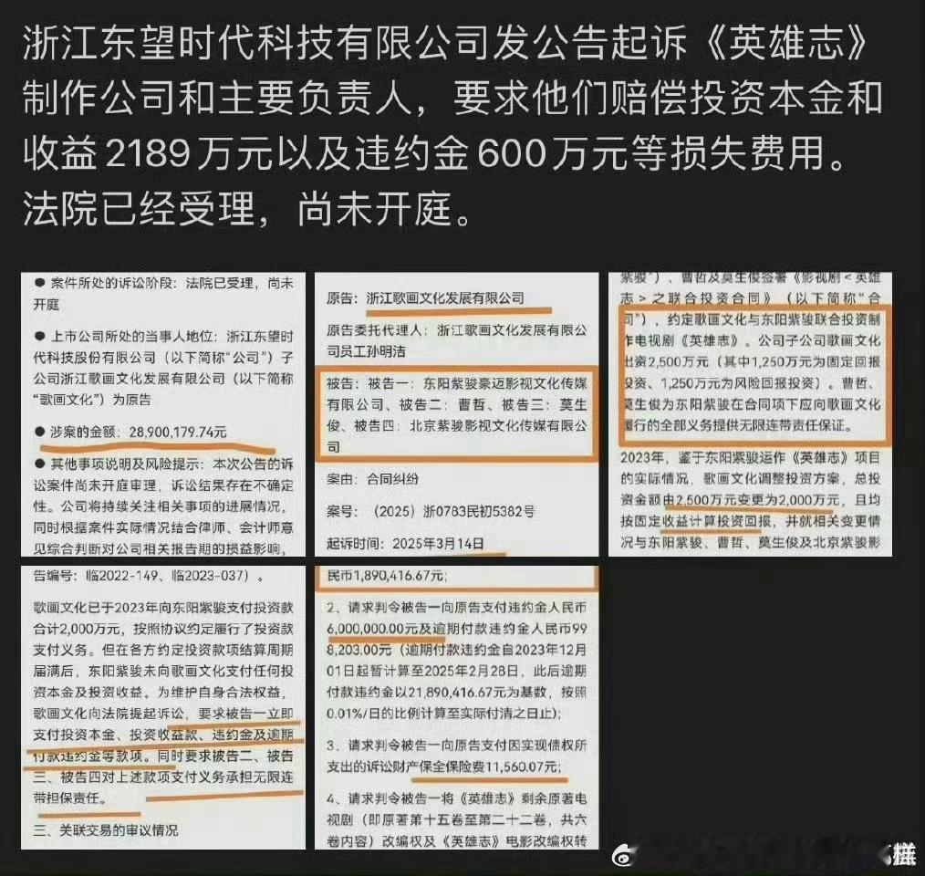 这个原告很眼熟吼，这不就是去年负债6个亿的嘛….​​​