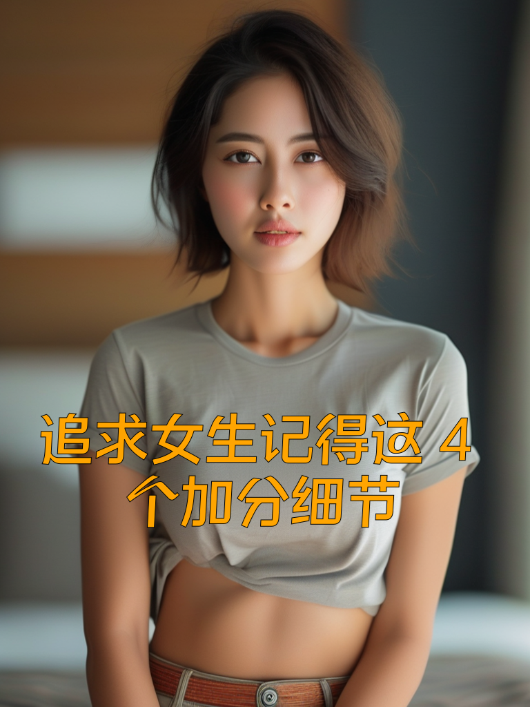 追求女生记得这4个加分细节