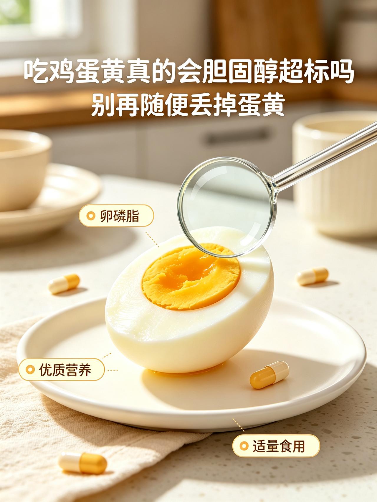 人到中年不敢吃蛋黄？大半辈子的误区，今天一次性讲透身边太多同龄人，吃鸡蛋只