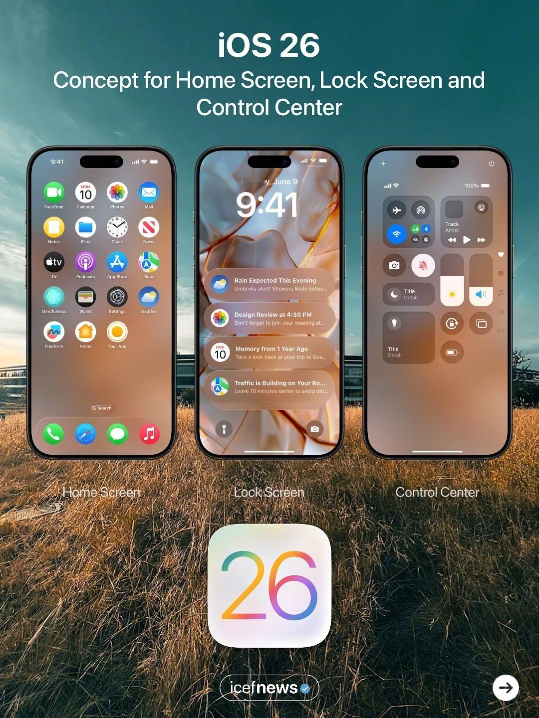 iOS26与上一代的对比，你们觉得好看嘛​​​