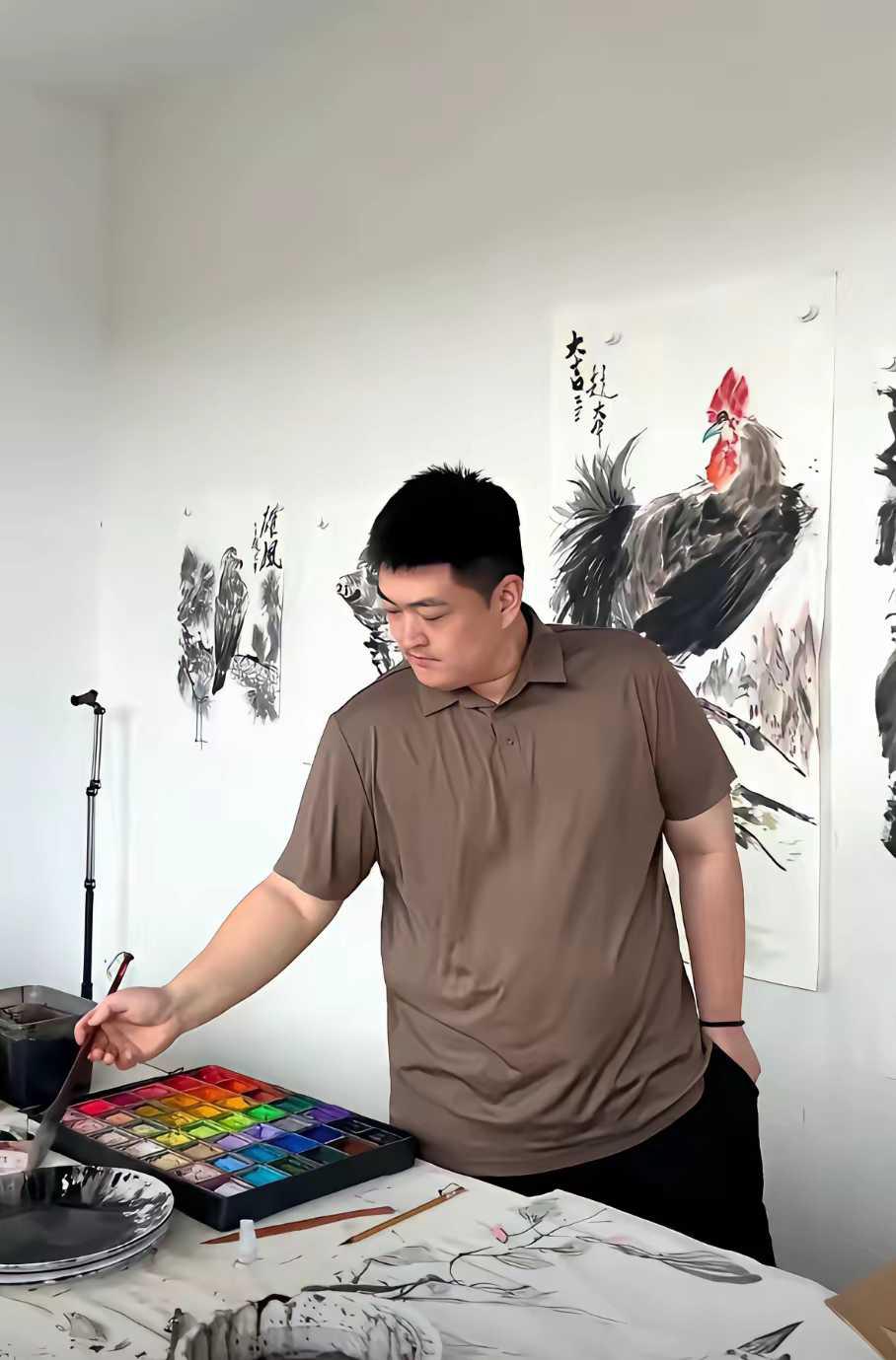 他竟然是擅长画画的星二代！