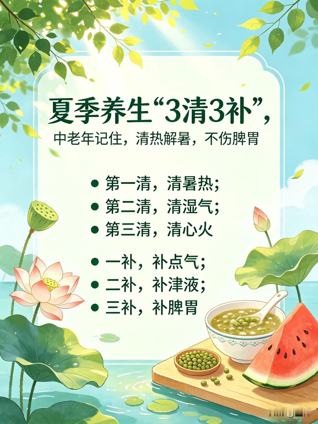 这天儿一热，中老年人就爱犯愁。外头太阳烤着，心里火苗儿窜着，浑身黏糊糊的，吃啥都