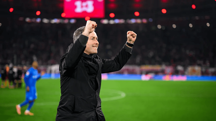 尤尔曼德带队勒沃库森战绩已超越同期阿隆索