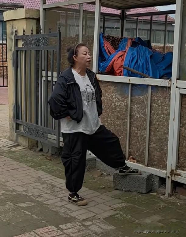 小故事！今天王百万又来找事了。她气势汹汹地还横着膀子来到，山上的小屋前