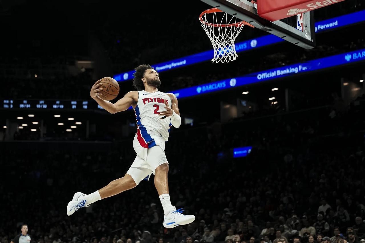 活塞竟能冲到第一！没想到吧！在活塞125-107战胜篮网之后，拿到五连胜，以