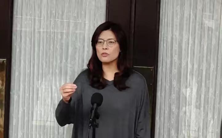 国民党主席郑丽文今天接受台媒直播节目专访，主持人马千惠询问，国民党今天打枪鞭刑"