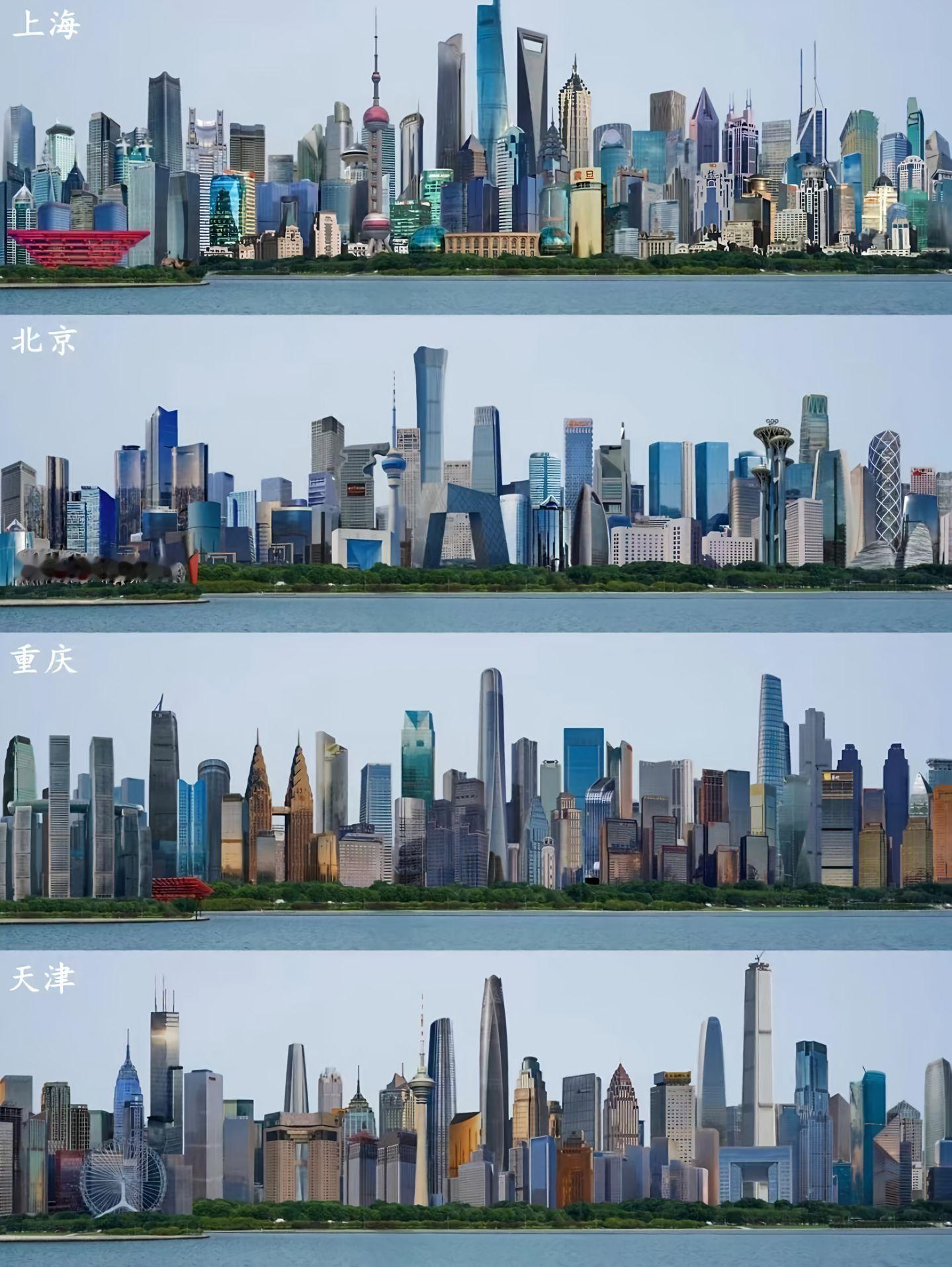 各省（市）高楼集合，这样看广东省真的多啊