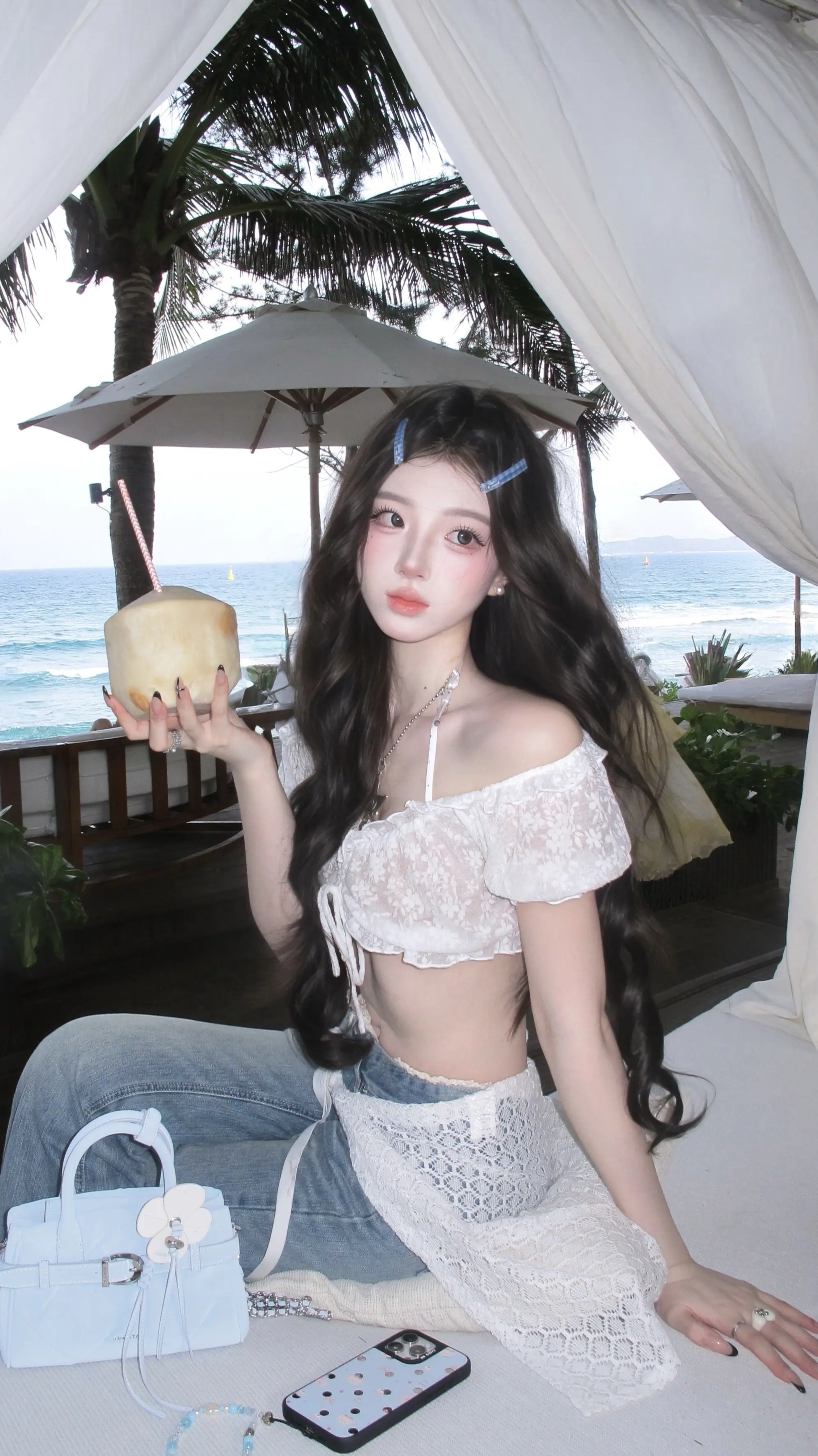 我又一次来到海边🏖️🐚