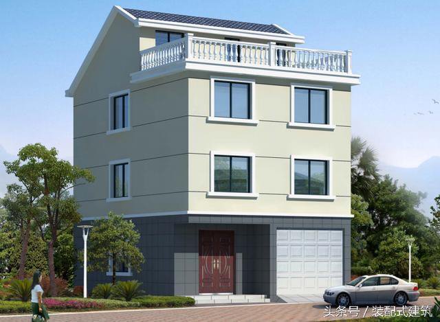 农村人就该住这样的房子, 占地8x11米清新又亮丽, 含全图!