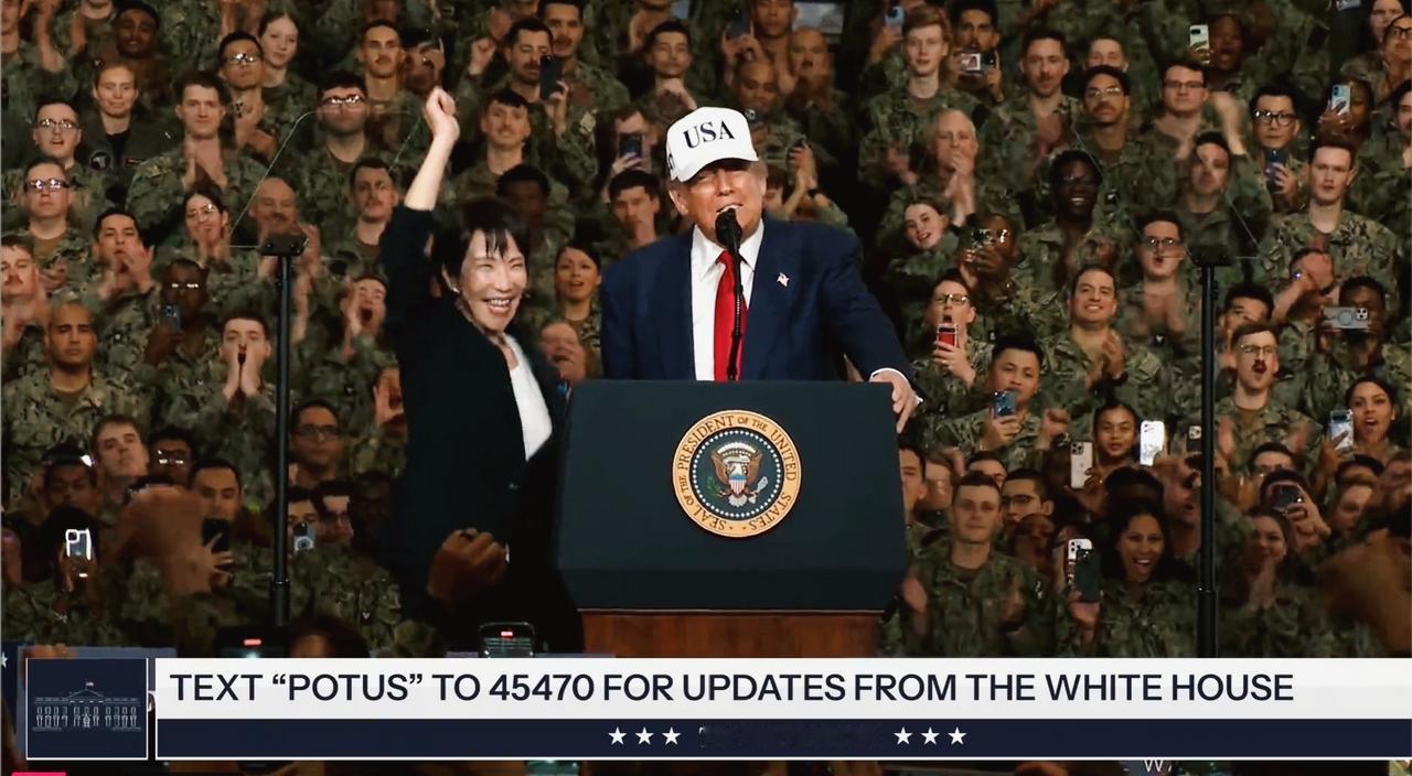 车力巨人这什么心态?-在美国占领自己的驻军基地内-跟在美国总统身后-