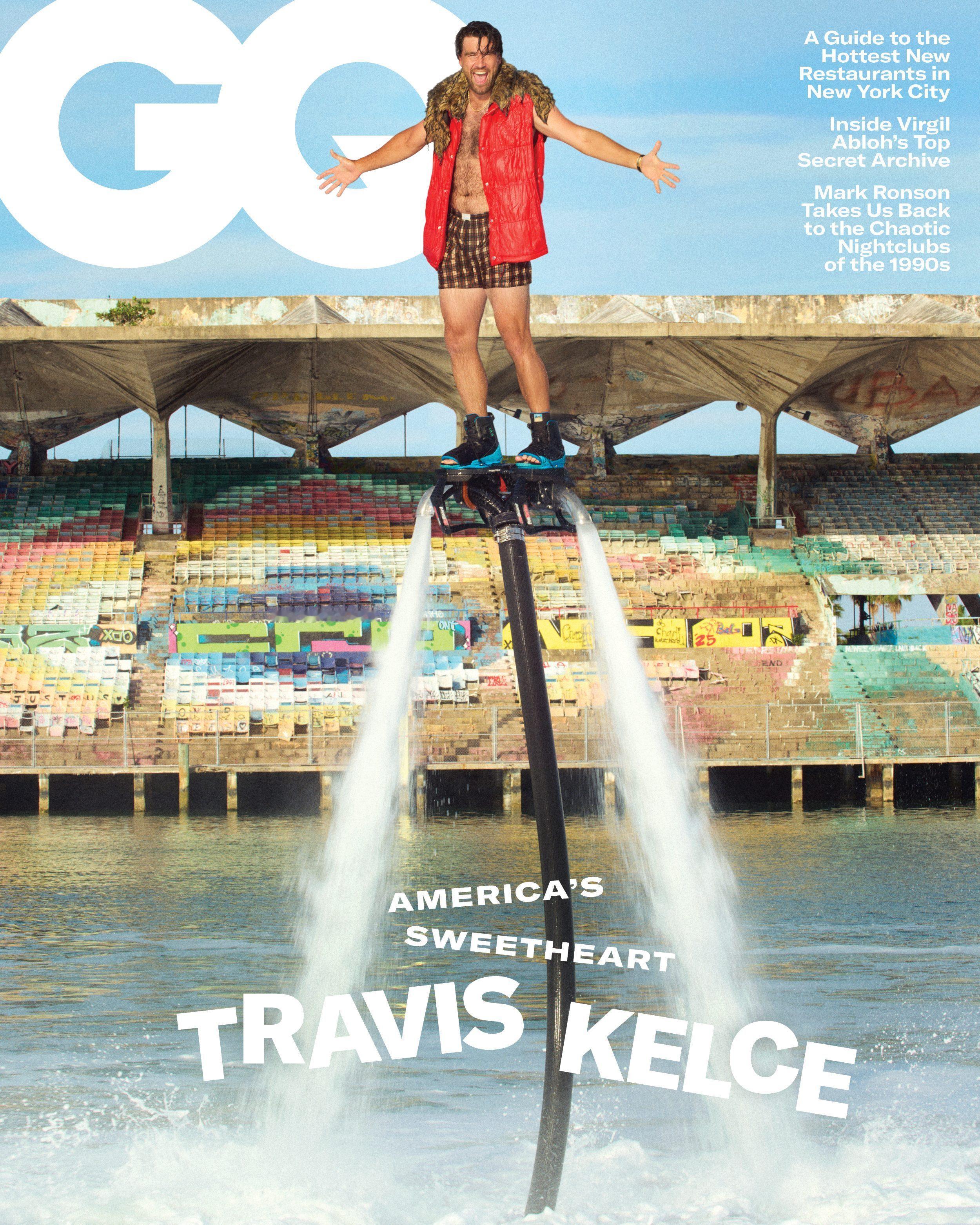 霉霉男友TravisKelce登上《GQ》杂志封面，今天他和霉霉共同揭晓霉霉新