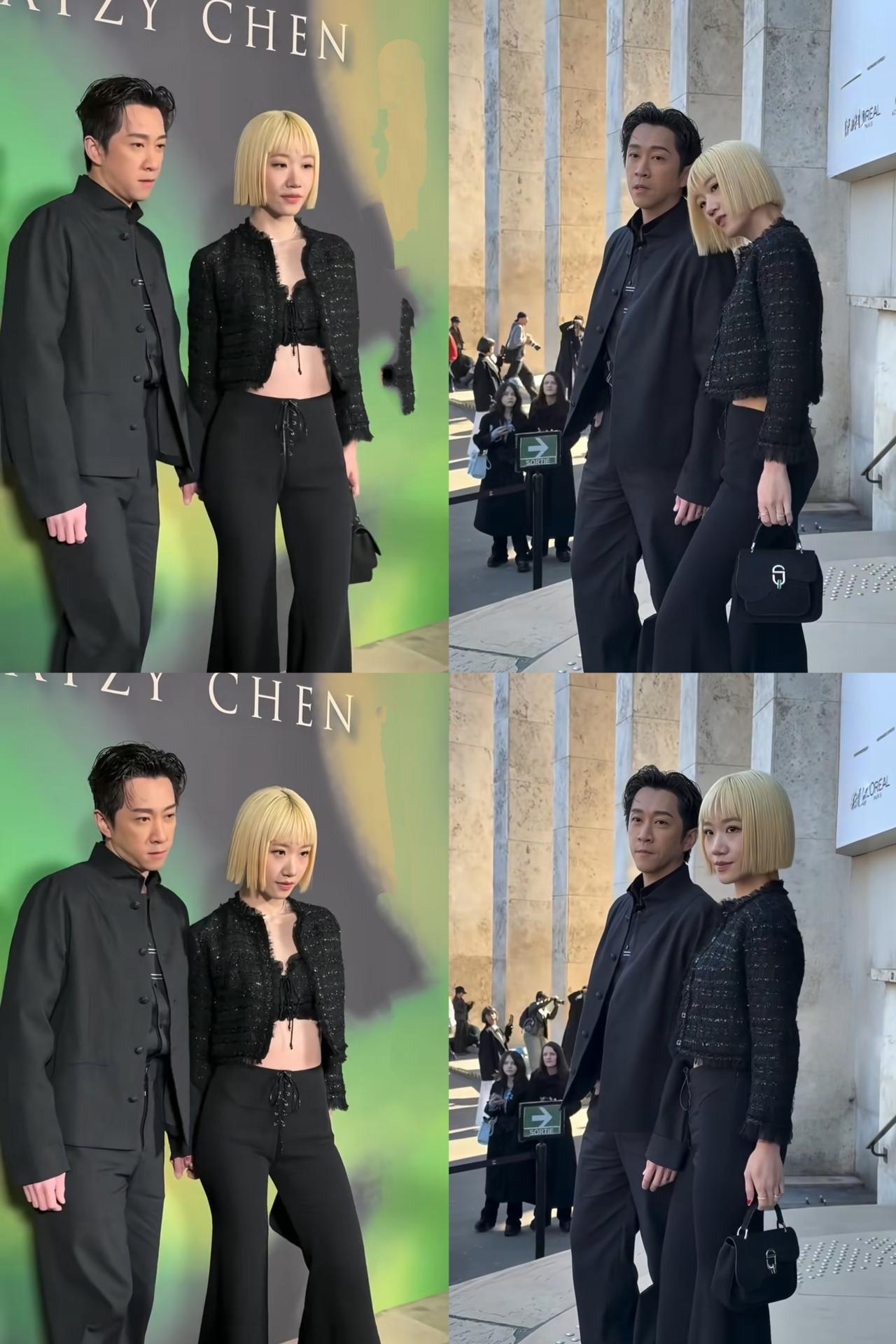 陈汉典和LULU夫妻去巴黎时装周真的不是硬蹭嘛[哭哭]看到他俩去巴黎时装周的