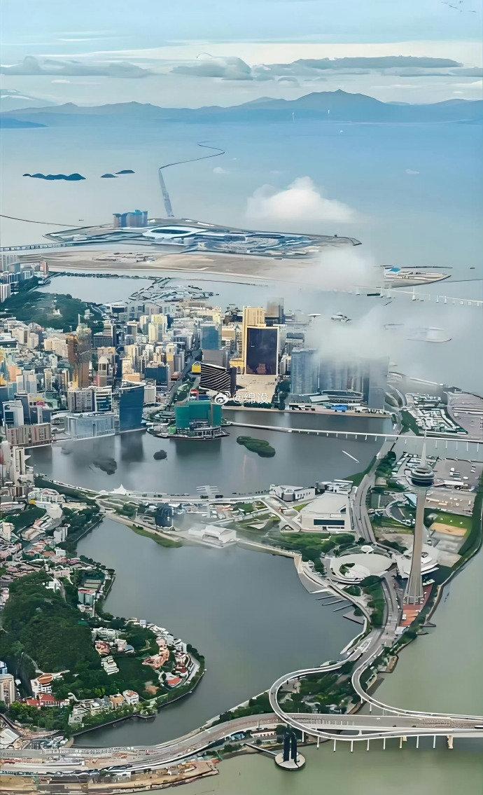 不懂就问！澳门真的就这么大吗？今天刷到这组航拍图，我人都懵了！我一直以