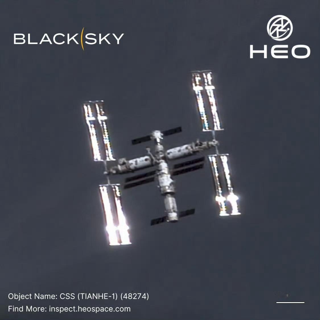 澳大利亚商业成像公司HEO使用BlackSky卫星今年3月和近期拍摄的中国空