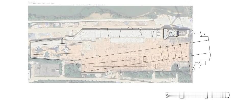 最终甲板幻想...甲板加长加宽，一来挡焰板终于可以避开降落区了，二来六代机体