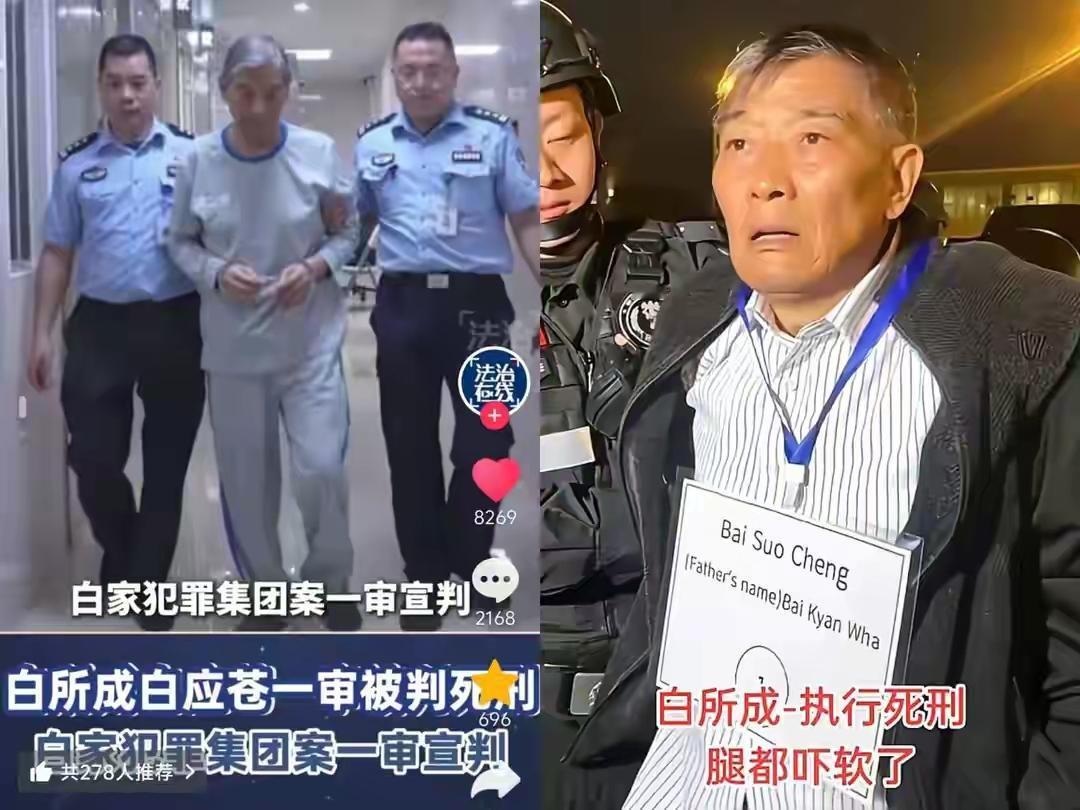 缅北白家犯罪集团案一审宣判了！就在2025年11月4日，广东深圳中院判的，白所成