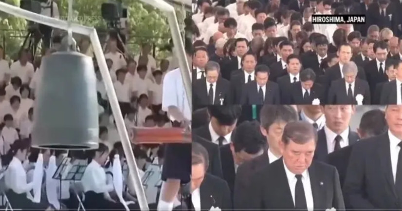 广岛原子弹爆炸纪念，又是哀悼死者，对原子弹灌顶的因果逻辑却闭口不谈！年年岁岁