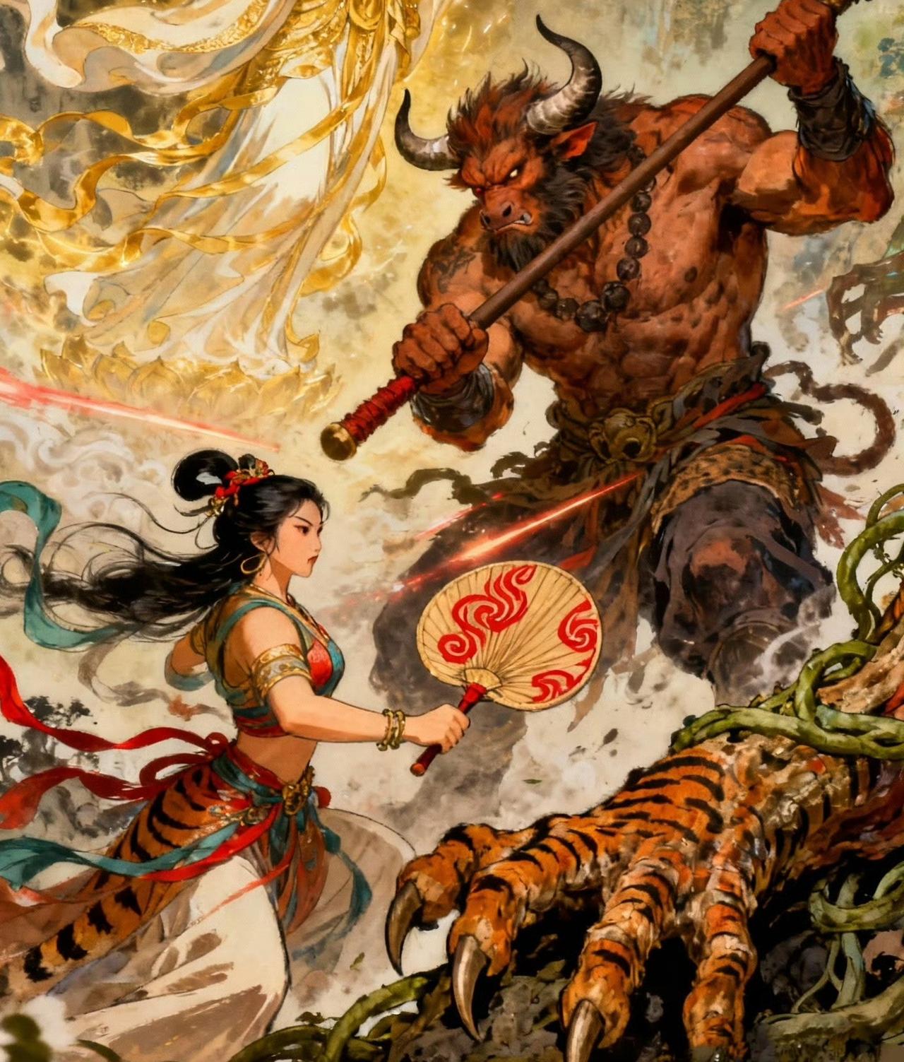 牛魔王是代持？（如图所示）有网友深读西游记，竟然解析出不一般的牛魔王和铁扇公主