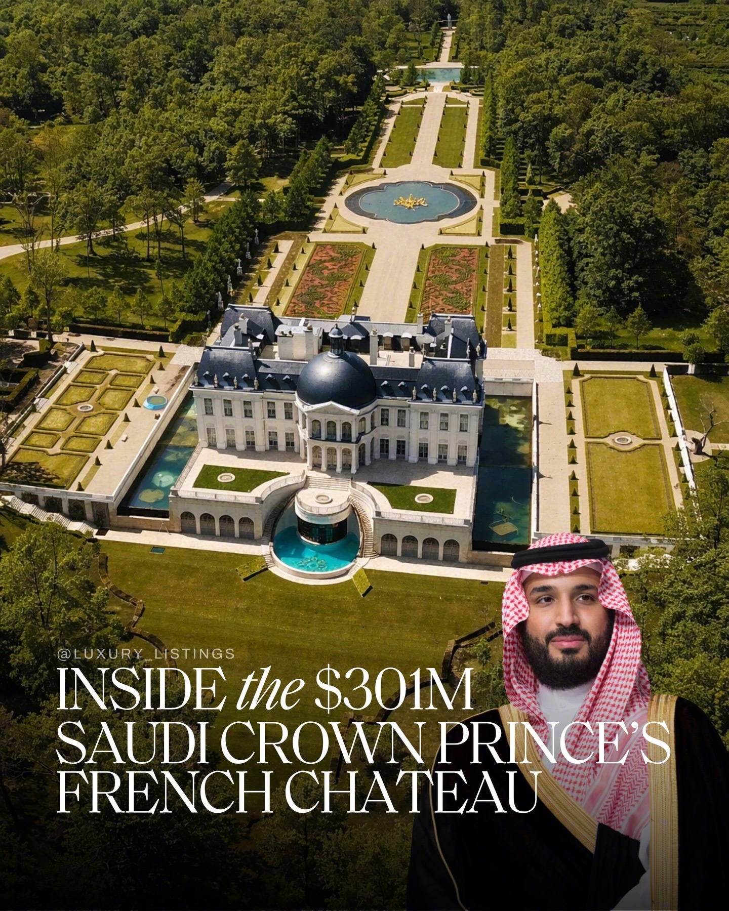 沙特阿拉伯的王储、首相穆罕默德·本·萨勒曼以约3.01亿美元的价格买下了巴黎