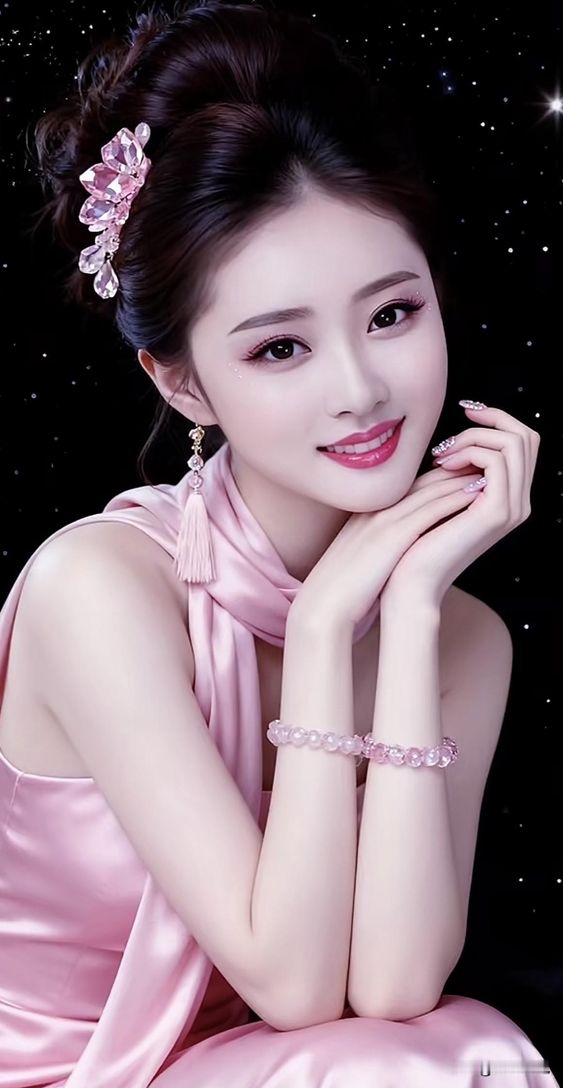 粉嫩少女心，甜美公主风，闪耀发饰，优雅气质！💖✨温柔气质发饰温柔甜美发饰少