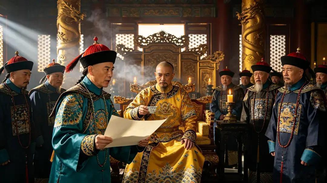 乾隆当众递给刘墉一张白纸：“这是圣旨，你念给百官听。”大殿内的空气瞬间凝固了。满