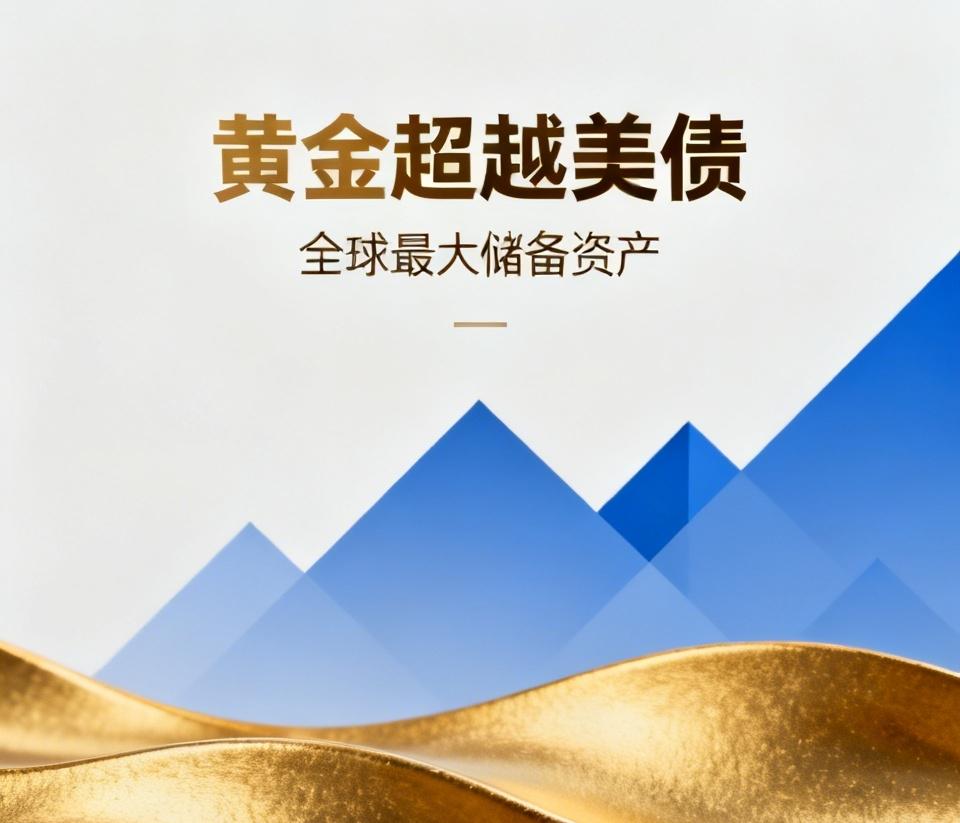【欧洲央行报告黄金历史性超越美债，成为全球最大储备资产】欧洲