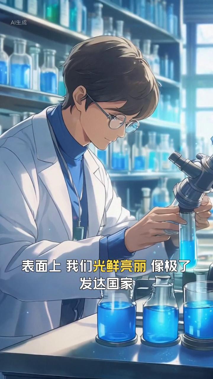 揭露繁华表象下的基础科研短板。我们有全球第一的5G基站数量，有科幻大片般的超级