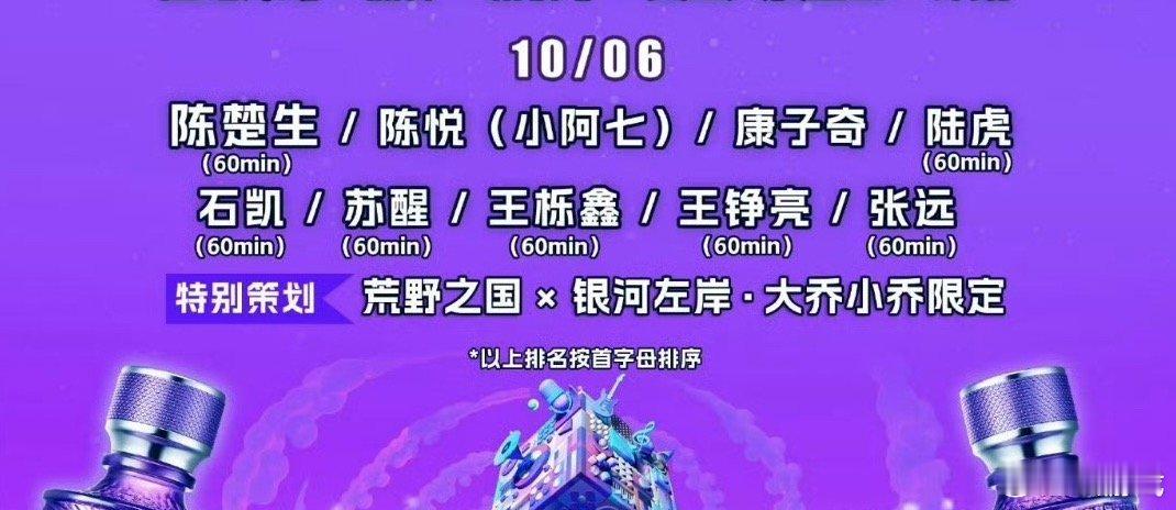 再就业男团每人演出60分钟音乐节阵容调整官宣！苏醒、王栎鑫、王铮亮每人演出时长拉