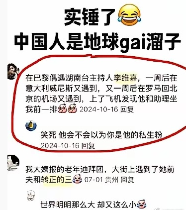 中国人是地球GAI溜子​​​