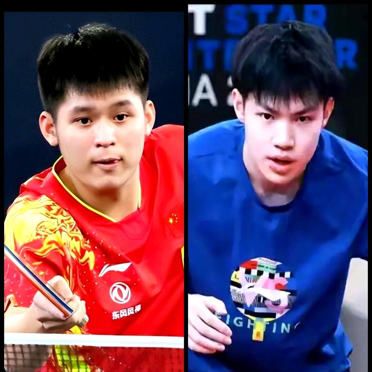 年轻人拼不过打击的，比赛结果成了最大悬念。林诗栋和黄友政的比赛看得人心跳加速