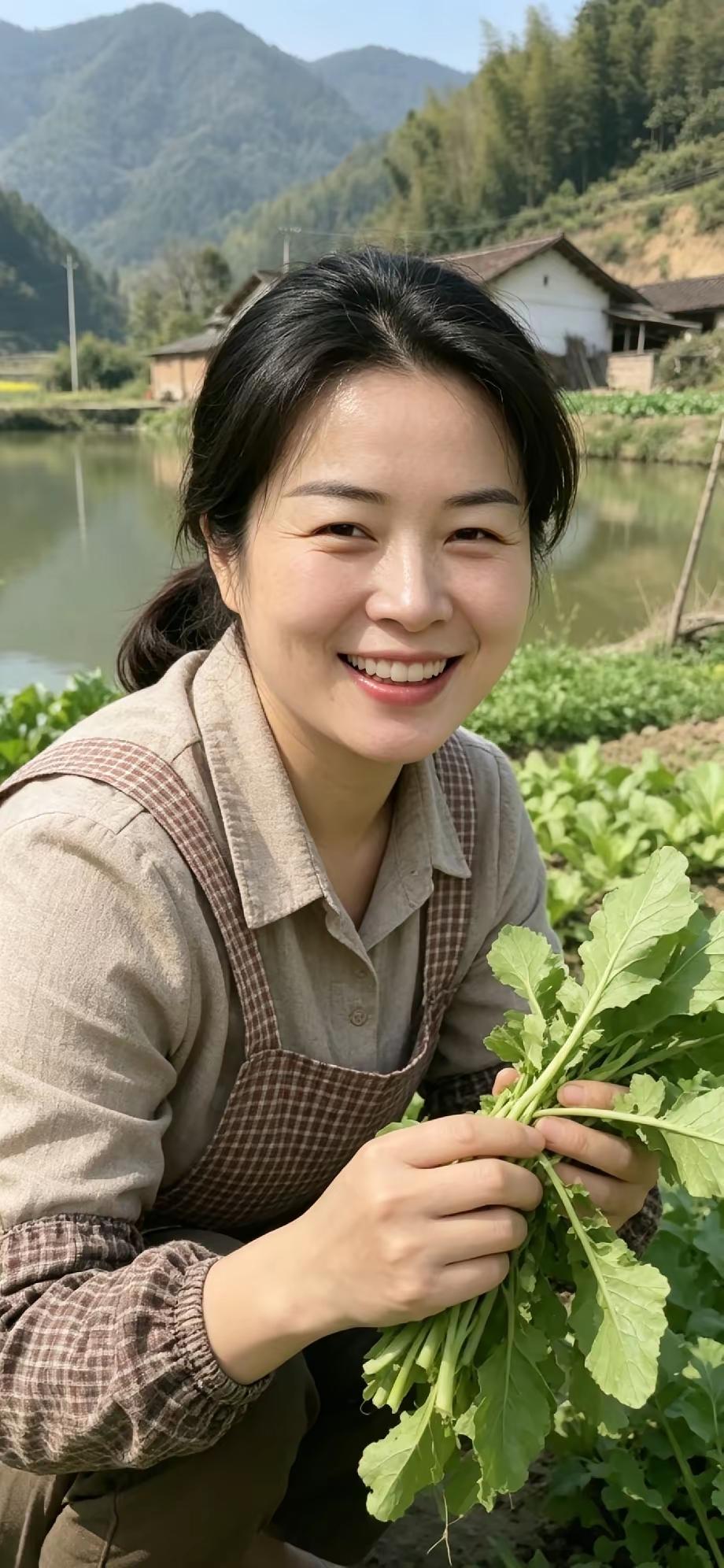 田园生活的美好瞬间，收获满满的一天！🌿🌸🌾