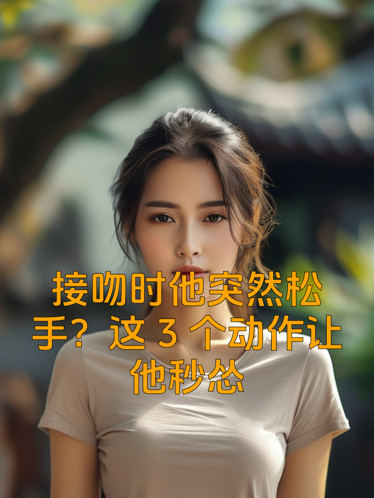 接吻时他突然‘松手’？这3个动作让他秒怂