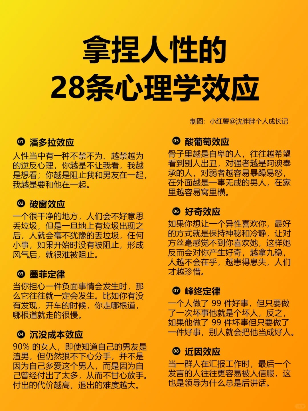 拿捏人性的28条心理学效应！