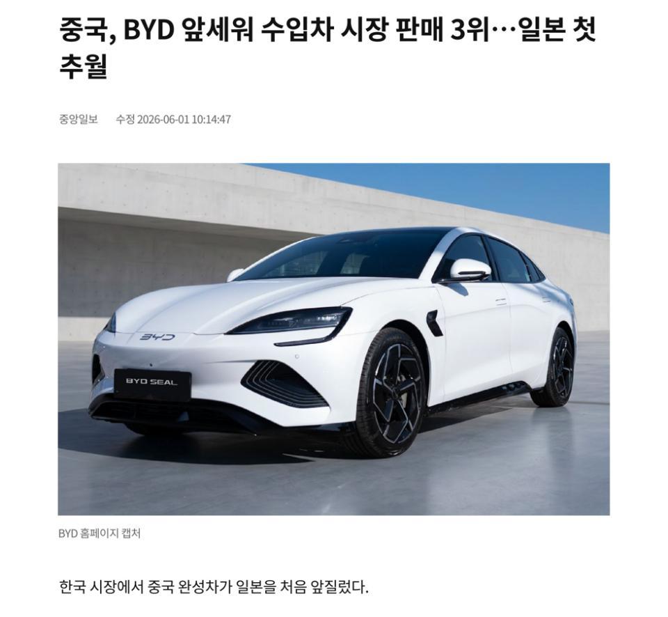 韩国主流媒体《中央日报》专门刊发文章，直言如今中国汽车产业已经完成全方位赶超，彻