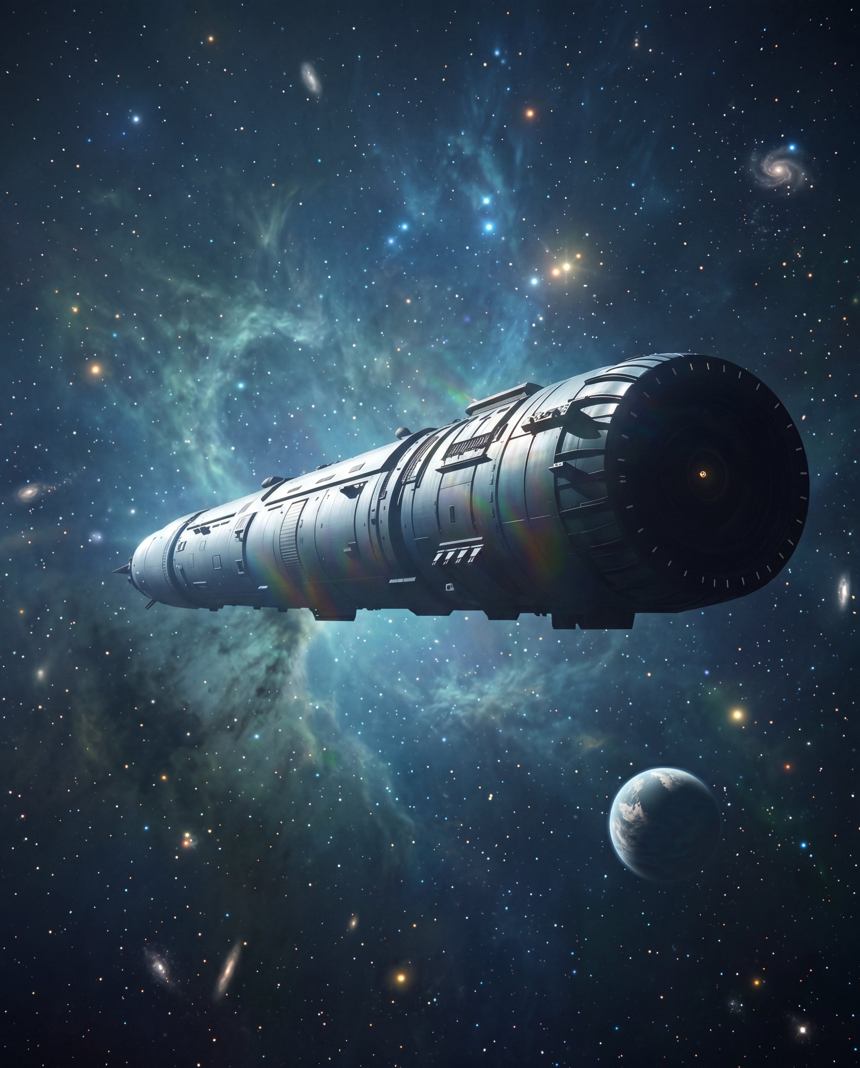 研究人员设计了一艘长达58公里的飞船，名为“Chrysalis”，用于将2400