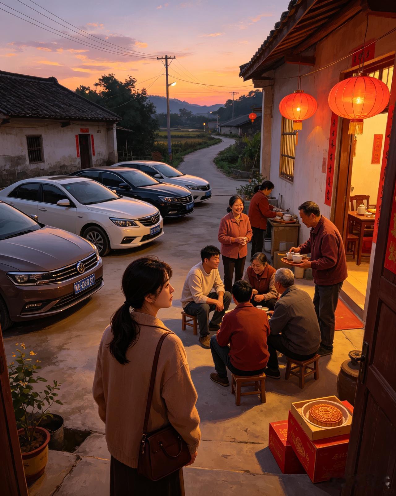 我悄悄给父母存了100万养老，中秋回家发现门口停了4辆新车，我妈憨笑：你哥接了1