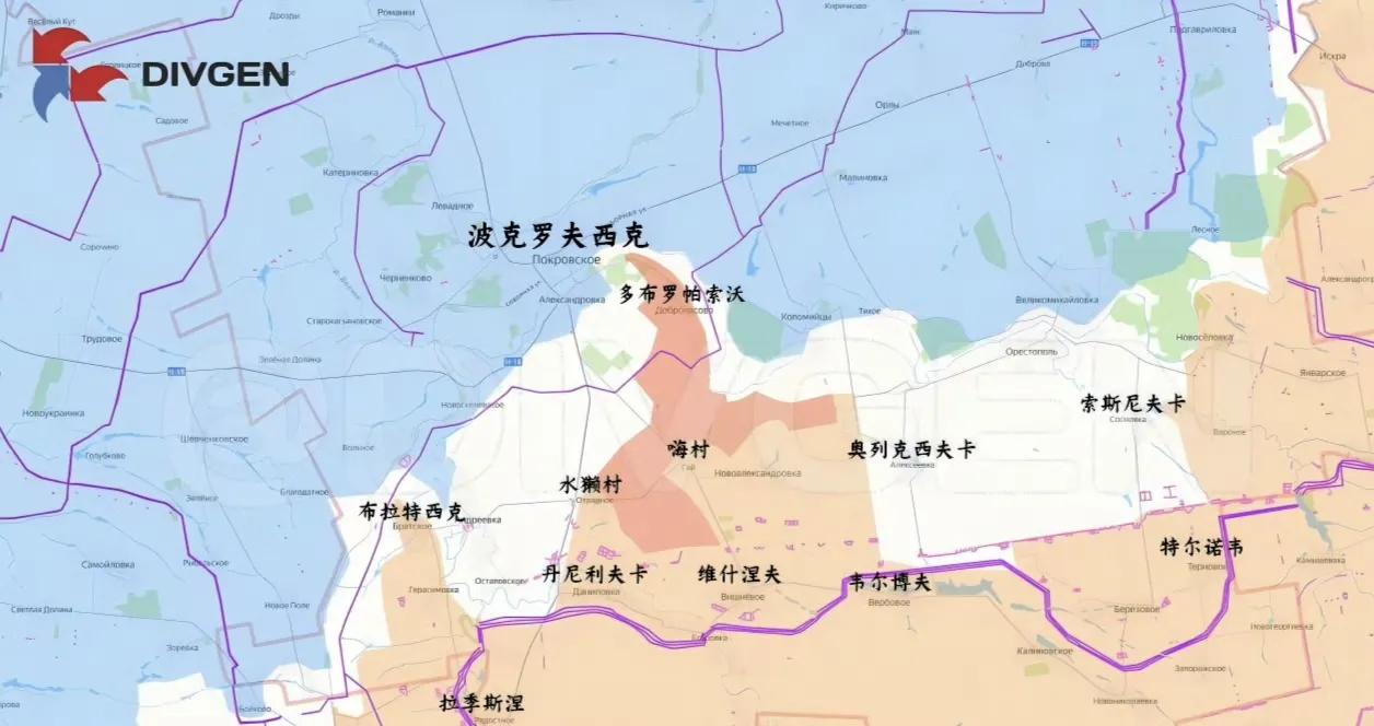 俄军东部集群第29集团军第36摩步旅在第聂伯罗彼得罗夫斯克州南部来了一次高速突击