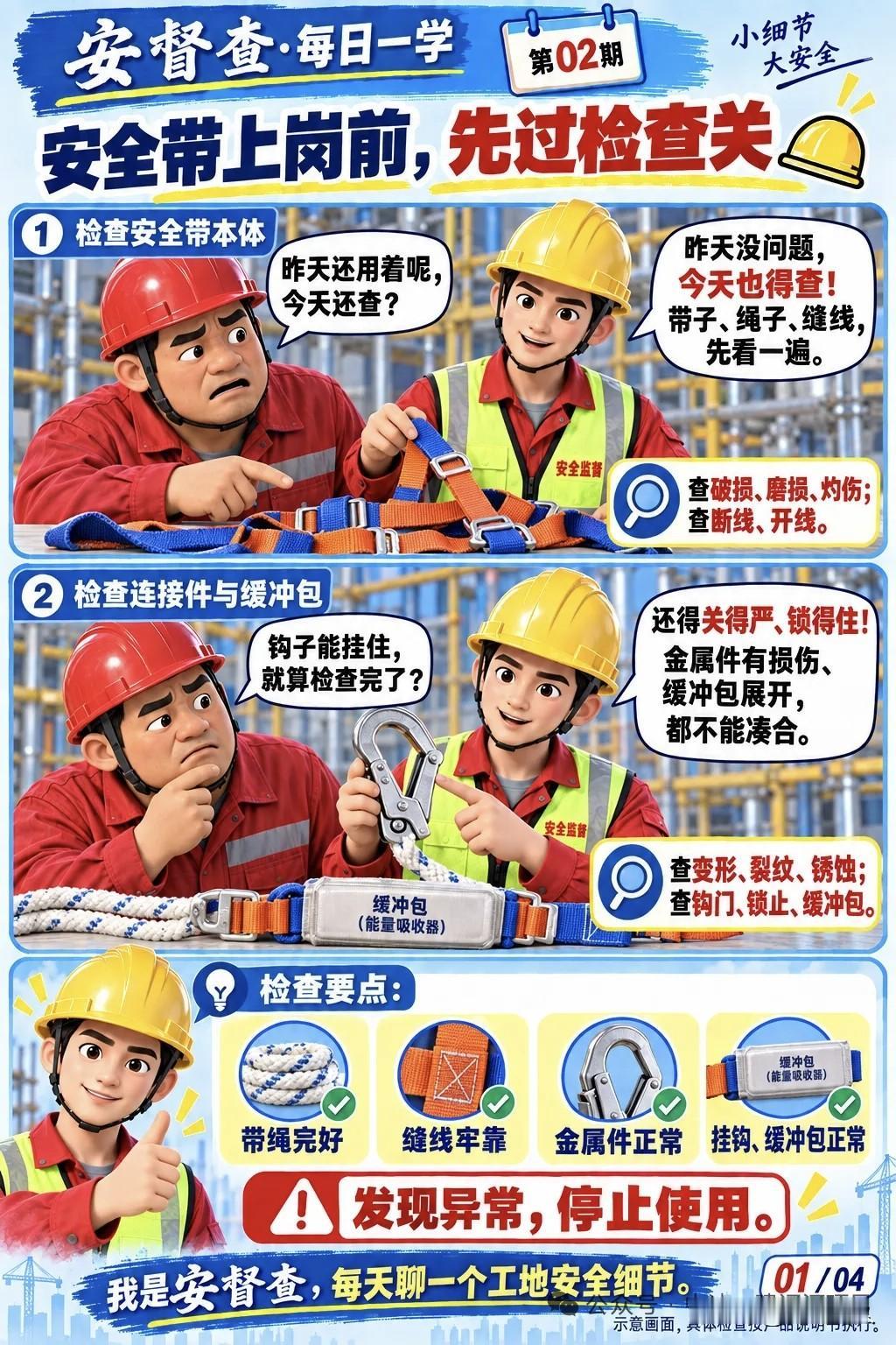 一图看懂安全带查什么