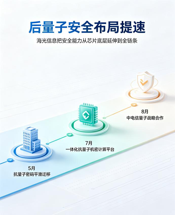量子计算机还没来，海光已经开始布防“后量子时代”了？昨天海光信息跟中电信量子