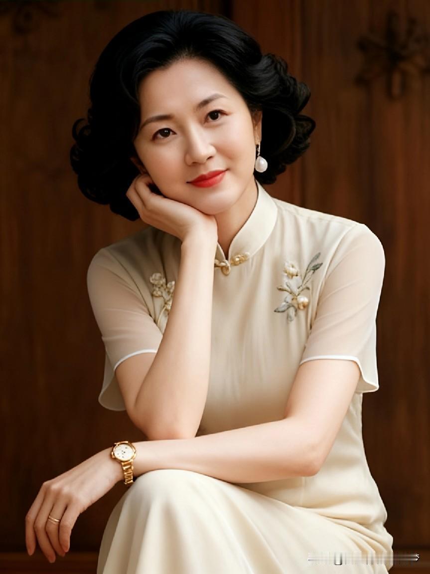 75年的中年阿姨怎么会没女人味！别扯那些年轻才有的娇俏，咱们这是时间沉淀的底