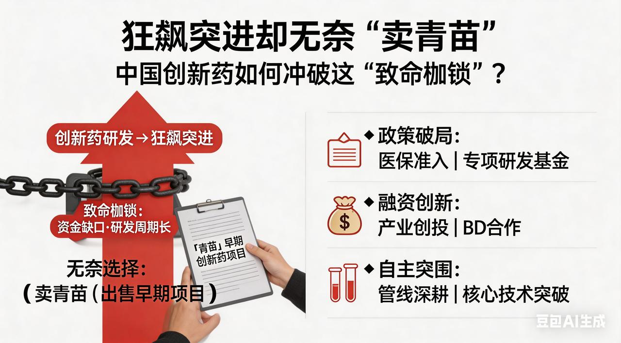 狂飙突进却无奈“卖青苗”，中国创新药如何冲破这“致命枷锁”？中国创新药“卖青