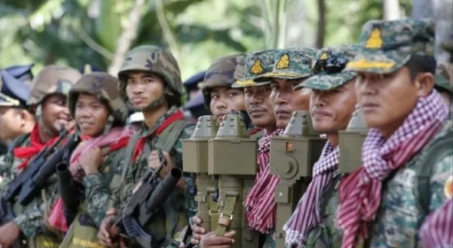 柬埔寨军队的先进防空导弹。柬军拥有一些中国产的FN-6单兵便携式防空导弹，对低空