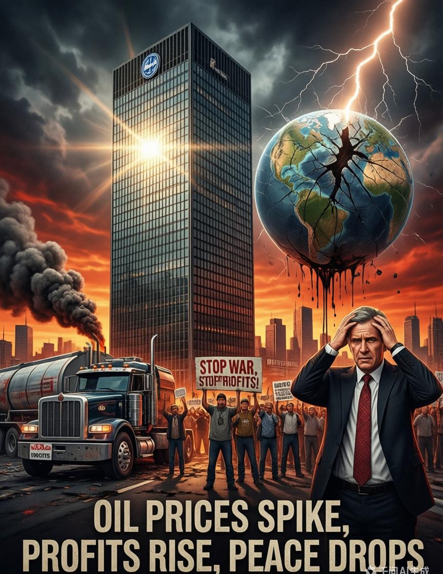 中东那边炮火连天，油价蹭蹭往上窜，谁在笑，谁在愁，已经分得很清楚了。美国本土