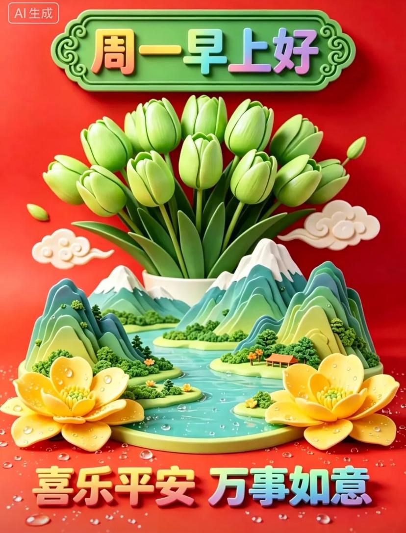 🌺☘️6./1.晨风拂新朝.生活满是惊喜🌺🌈六月流光溢彩，精彩接踵而至