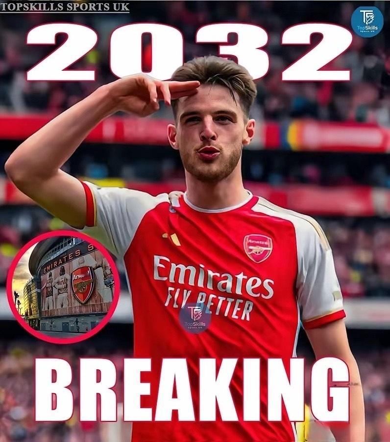 阿森纳又有大动作啦！据可靠消息，球队计划在下赛季前与德克兰·赖斯开启长期续约谈判