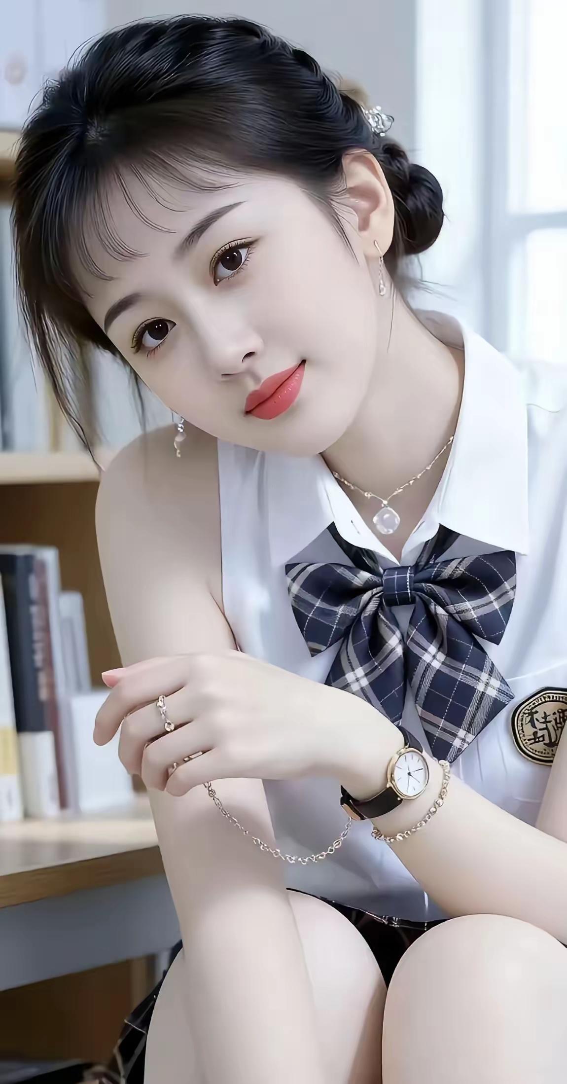 元气少女风，清新校园穿搭，甜美可人！