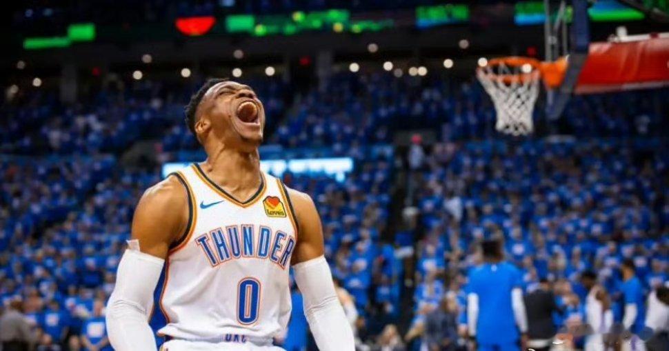 NBA现役球星单赛季最强数据排名:1、维斯布鲁克，16-17赛季，31.6分10