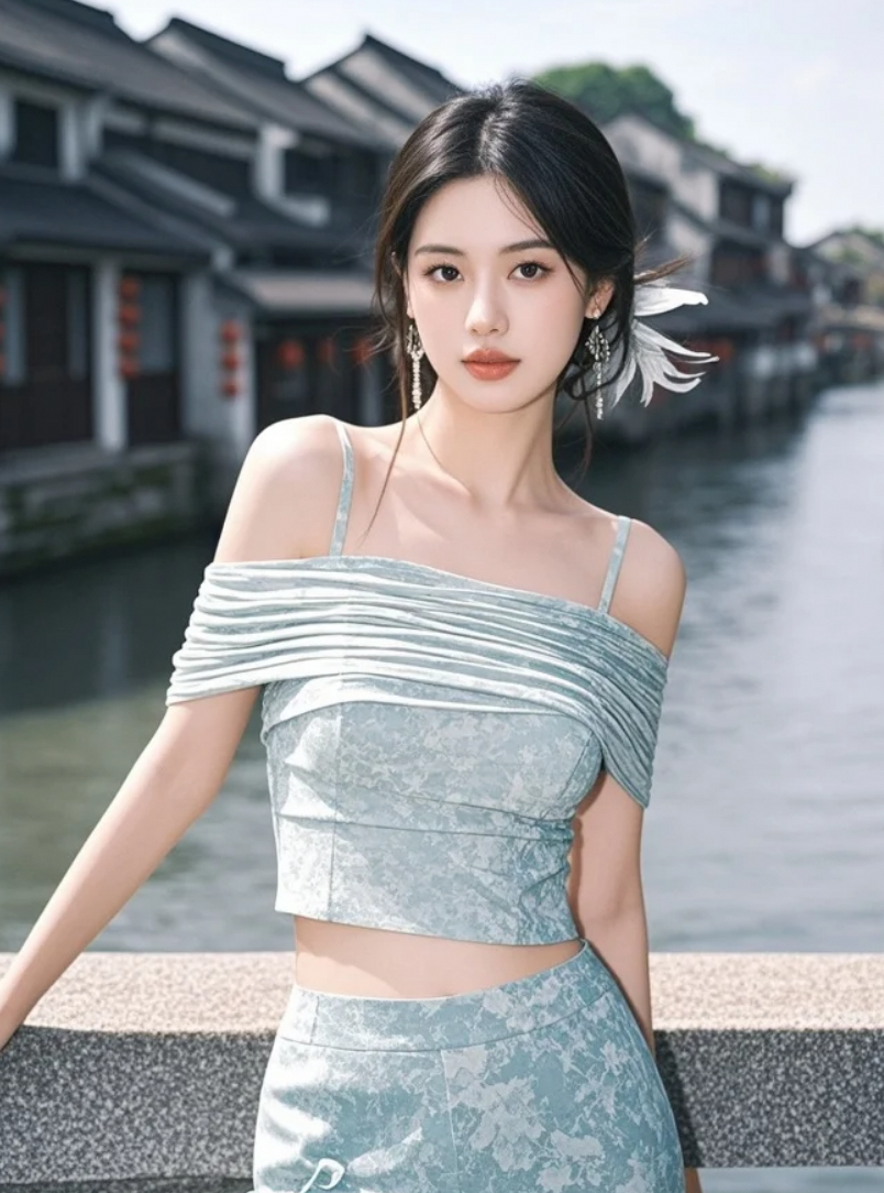 她的美，是水乡最自然的风景。